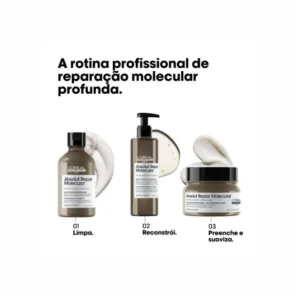 L'Oréal Professionnel Absolut Repair Molecular Peptides Bonder + 5 Amino Acids Máscara - Image 8