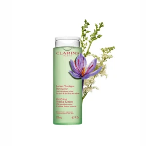 Clarins Lotion Tonique Purifiante Peles Mistas a Oleosas aux extraits de reine des prés & de fleur de safran - Image 2