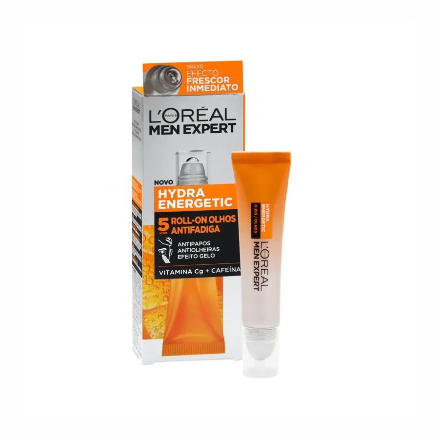 L'Oréal Men Hydra Energetic Olhos Roll On efeito gelo