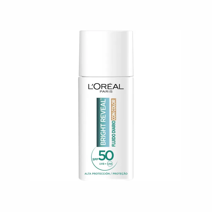 L'Oréal Bright Reveal Niacinamida + Pigmentos Brilhantes Fluído médio SPF50