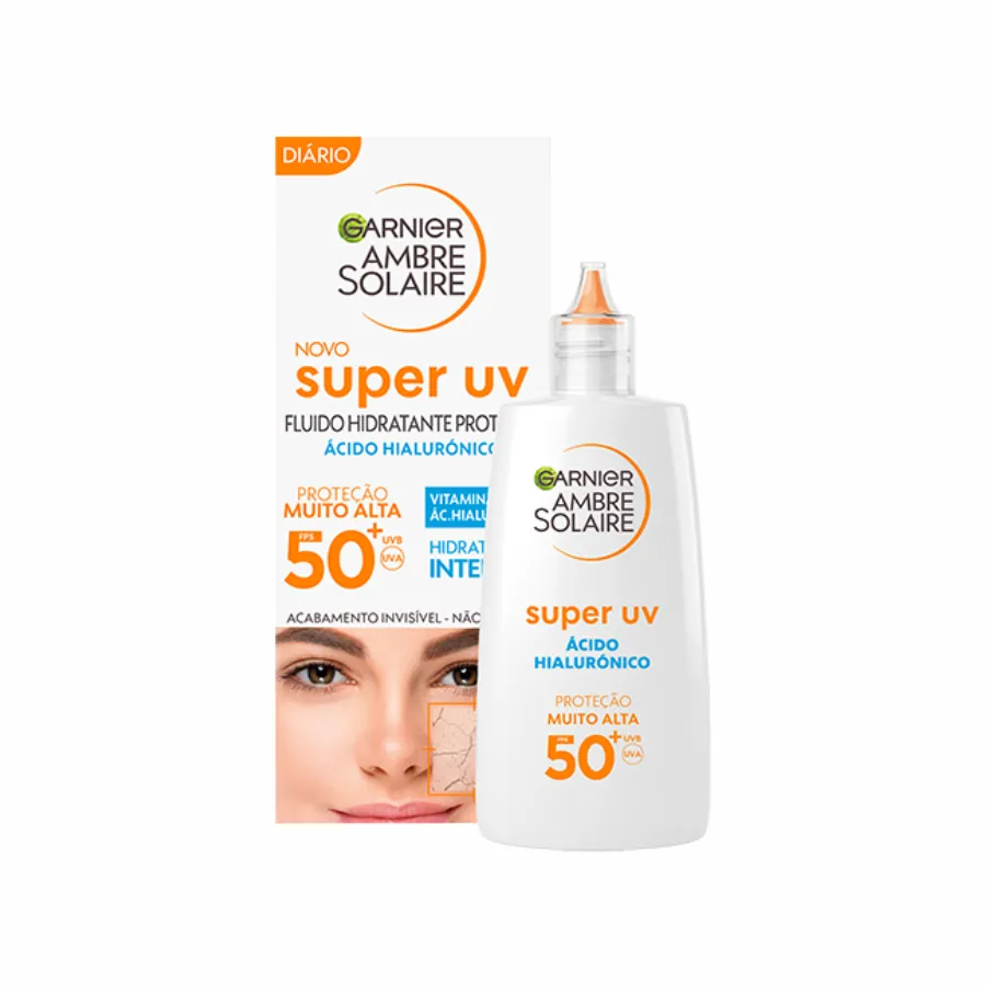 Garnier Ambre Solaire Super Uv Ácido Hialurónico Fluído SPF50+