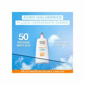 Garnier Ambre Solaire Super Uv Ácido Hialurónico Fluído SPF50+ - Image 3