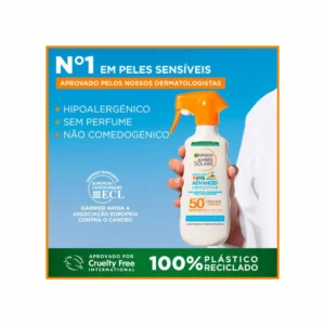Garnier Ambre Solaire Kids advance sensitive em Spray SPF50+ - Image 4