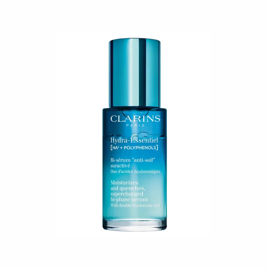 Clarins Hydra-Essentiel (HA2 + Polyphenols) Bi-Sérum “anti soif” Suractivé