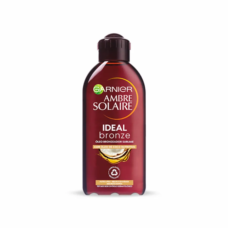 Garnier Ambre Solaire ideal bronze Óleo Bronzeador com óleo de coco