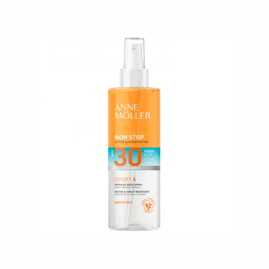 Anne Möller Non Stop Sport Biphasic Body Spray SPF30