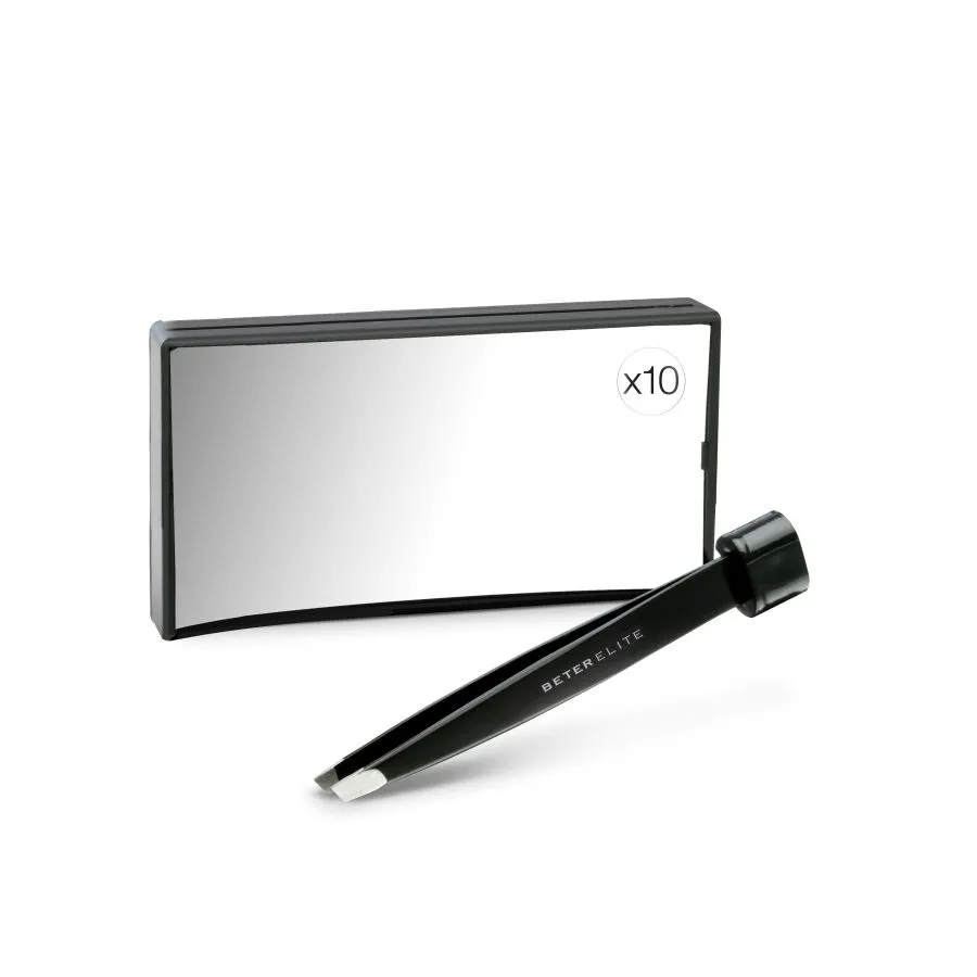 Beter Elite 10x Make Up Mirror with Tweezers