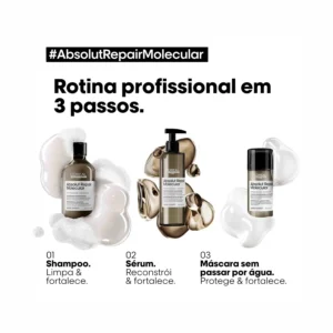 L’Oréal Professionnel Absolut Repair Molecular Peptides Bonder + 5 Amino Acids Serum a Rincer - Image 3