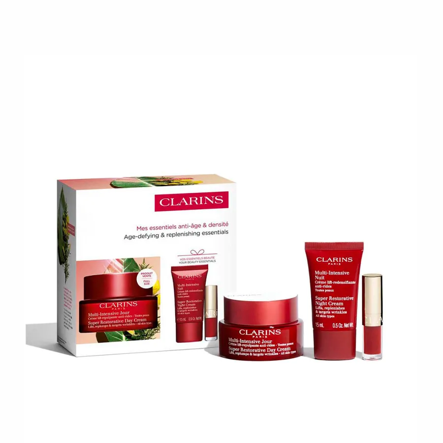 Coffret Clarins Multi-Intensive Jour Crème Lift-Repulpante Anti-Rides Todo o tipo de peles